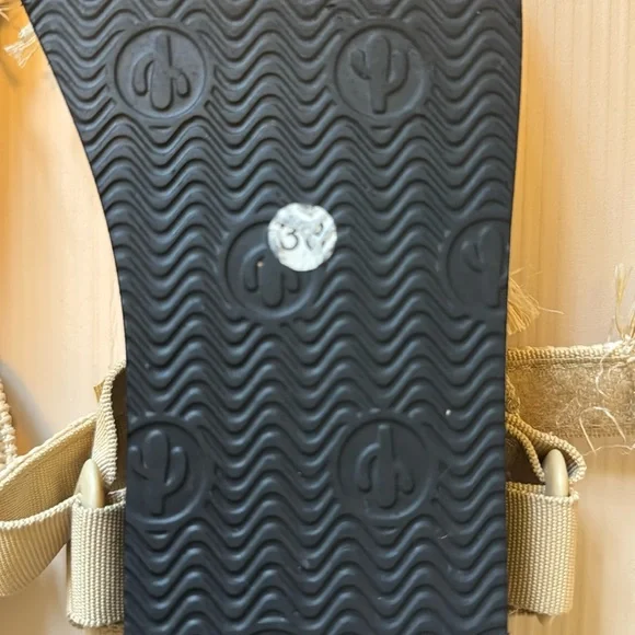 ARIZONA LOVE Trekky Raffia in Natural Sandals, Size EU 38 / 8 - Picture 7 of 10